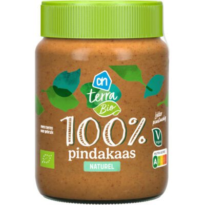 AH terra 100% pindakaas naturel biologisch