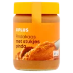 PLUS Pindakaas met stukjes pinda 350g