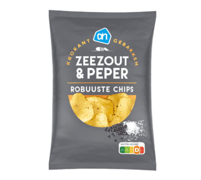 AH robuuste chips zeezout en peper