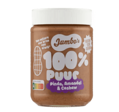 Jumbo 100% puur notenpasta pinda, amandel & cashew