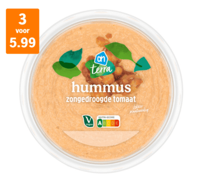 AH hummus zongedroogde tomaat