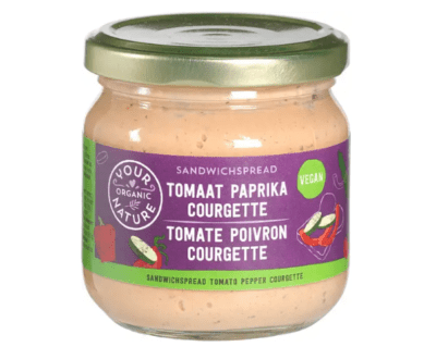 Your Organic Nature sandwichspread tomaat paprika courgette