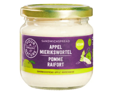 Your Organic Nature sandwichspread appel mierikswortel