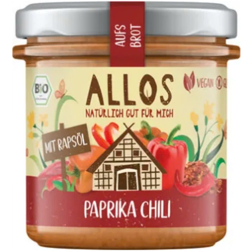 Allos groentespread paprika chili