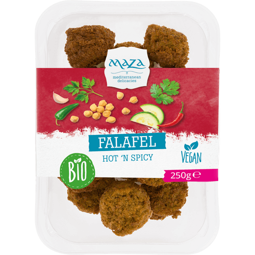 Maza hot 'n spicy falafel