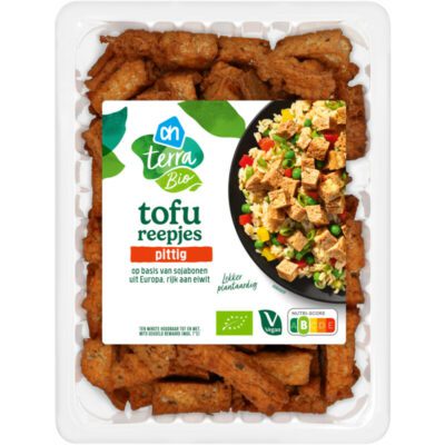 AH terra bio tofu reepjes pittig