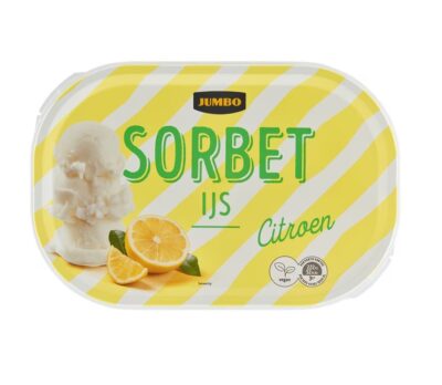 Jumbo sorbet ijs citroen