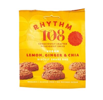 Rhythm 108 lemon ginger & chia biscuit