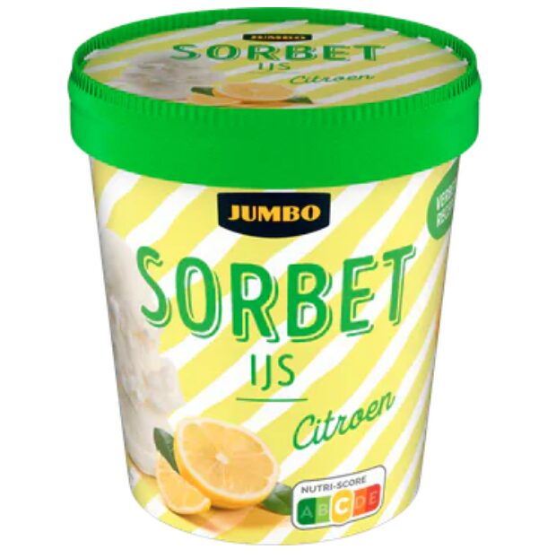 Jumbo sorbetijs citroen
