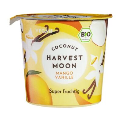 Harvest Moon plantaardige variatie op yoghurt mango vanille