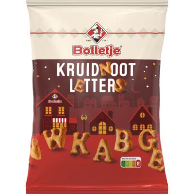 Bolletje kruidnoot letters