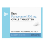 Etos paracetamol ovale tabletten 500 mg