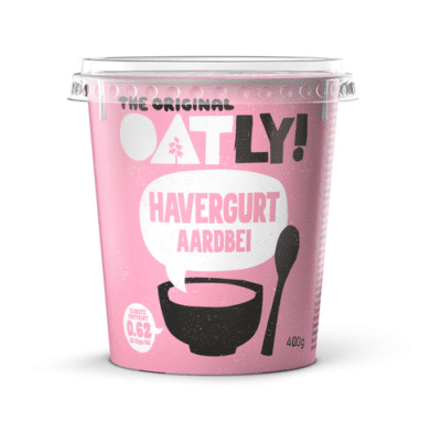 Oatly havergurt aardbei