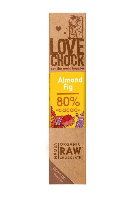 Lovechock raw almond fig 80%