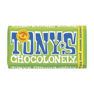 Tony's Chocolonely puur amandel zeezout