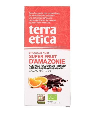 Terra Etica super fruit d'amazonie acerola camu camu sinaasappel