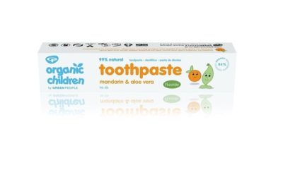 Green People kids mandarijn tandpasta met fluoride