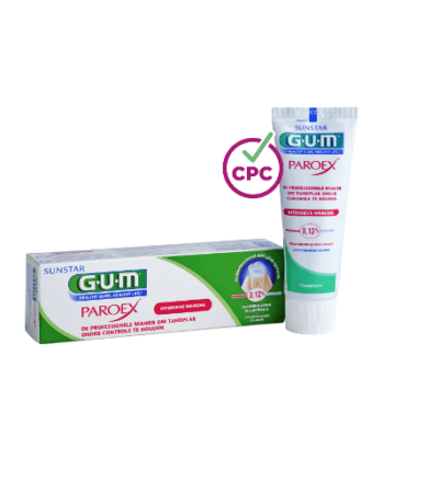 GUM paroex 0,12% chloorhexidine tandpasta