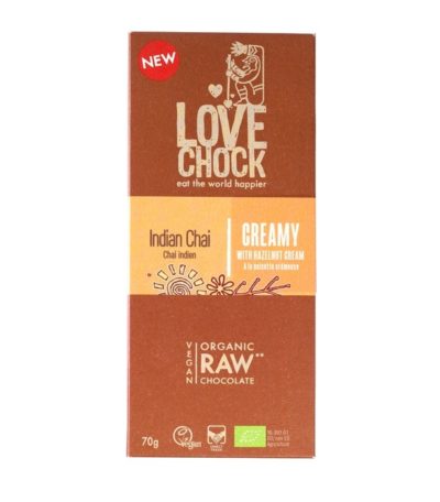 Lovechock raw indian chai creamy