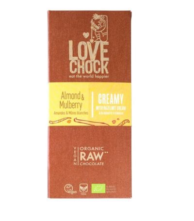 Lovechock raw almond & mulberry creamy