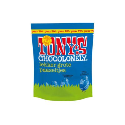 Tony's Chocolonely paaseitjes puur 70%