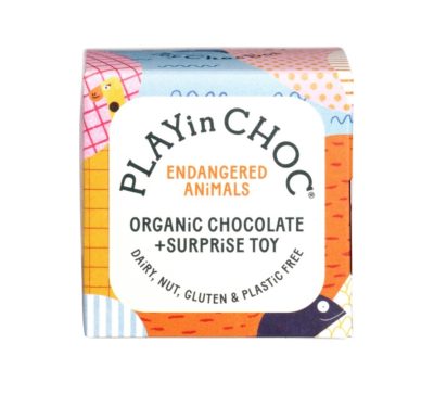 PLAY in CHOC organic chocolate + surprise toy