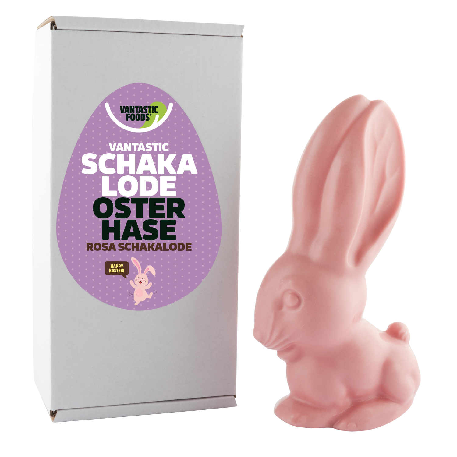 Vantastic Foods schakalode easter bunny rosa