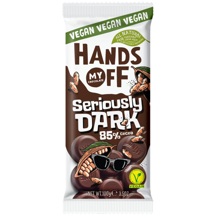 Hands Off seriously dark 85% cocoa