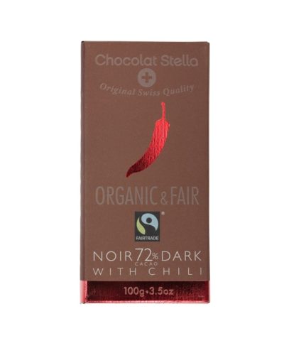 Chocolat Stella dark 72% chili