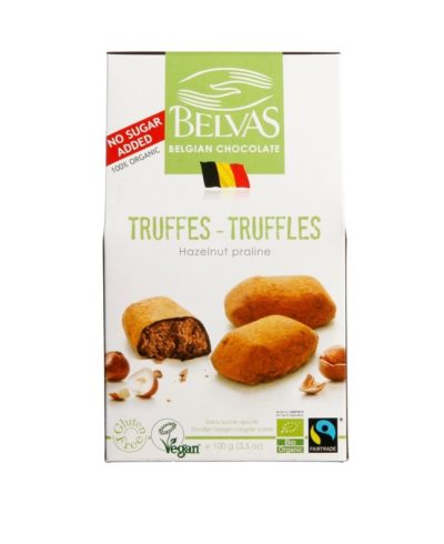 Belvas truffels hazelnut praline