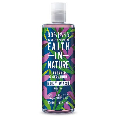 Faith in Nature body wash lavendel & geranium