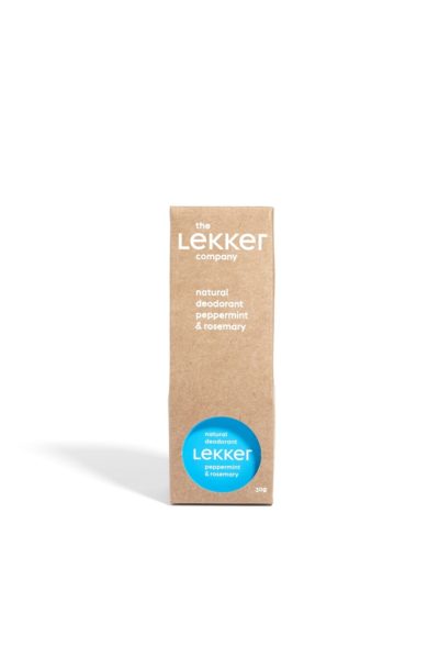 The Lekker Company pepermunt en rozemarijn deodorant