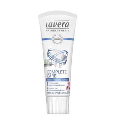 Lavera tandpasta complete care fluoride-vrij