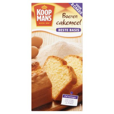 Koopmans boerencakemeel voor 2 cakes