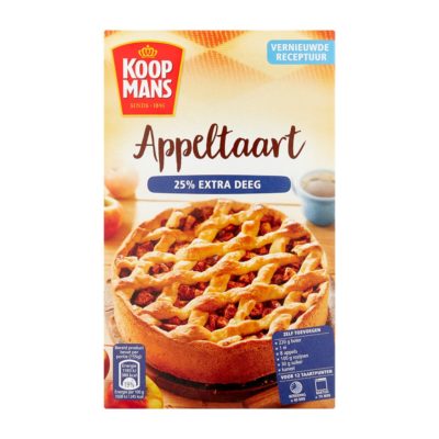 Koopmans appeltaart extra deeg