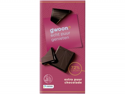 G'woon extra puur 72%