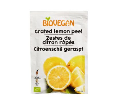 Biovegan citroenschil geraspt