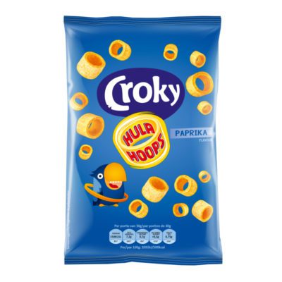 Croky hula hoops paprika