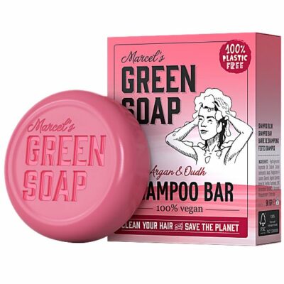 Marcel's green soap shampoo bar argan & oudh