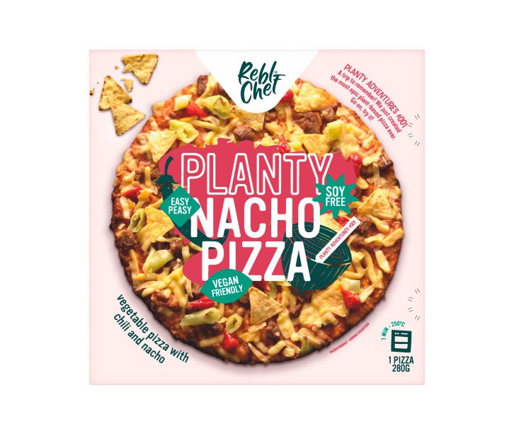 Rebl Chef planty nacho pizza