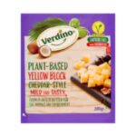 Verdino plant-based yellow block cheddar-style