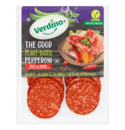 Verdino the good plant-based pepperoni