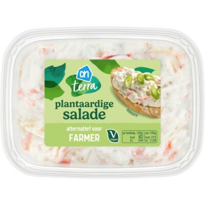 AH terra plantaardige salade alternatief voor farmer