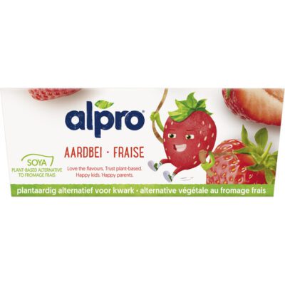 Alpro kids kwark aardbei