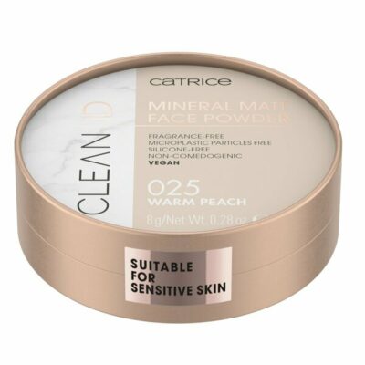 Catrice Clean ID mineral matt 025 warm peach face powder