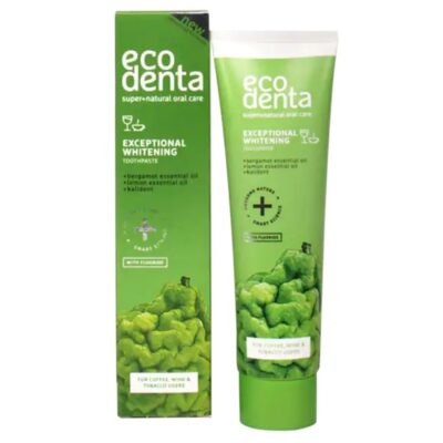 Ecodenta tandpasta whitening anti coffee & tobacco