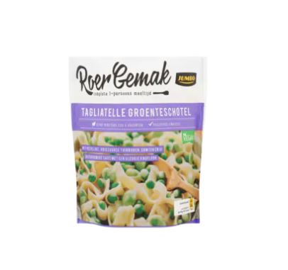 Jumbo roergemak tagliatelle groenteschotel