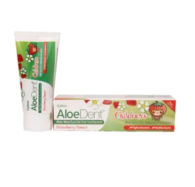 Aloe Dent kindertandpasta aardbei