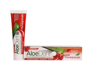 Aloe Dent tandpasta triple action pomegrenate