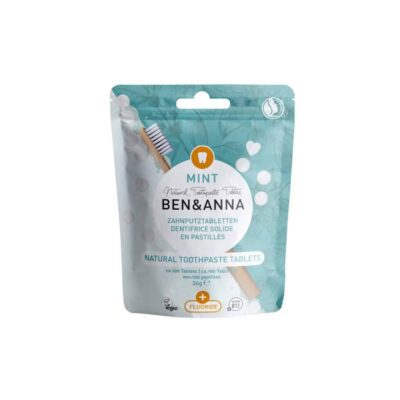 Ben & Anna tandpastatabletten mint met fluoride